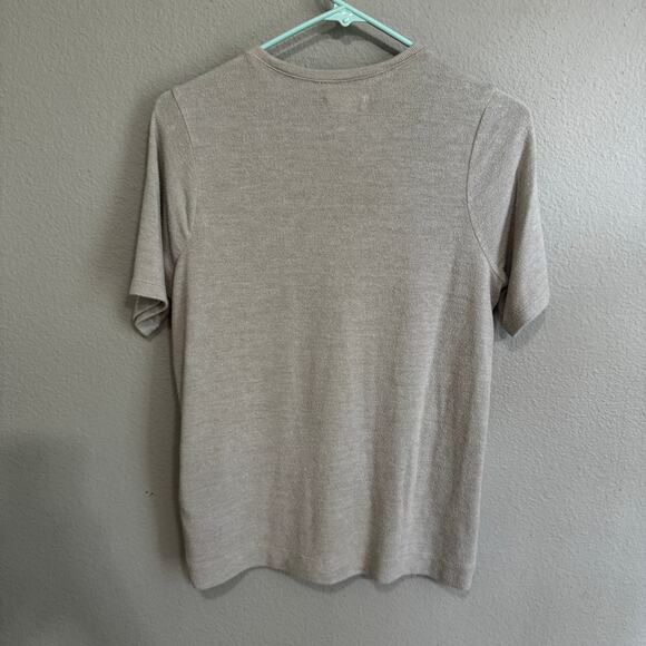 Madewell Dreamiest Knit Tee Style NG556 in Heather Oatmeal Size XS - Picture 6 of 6